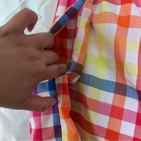 2/$15 Peyton & Parker Rainbow Plaid Shorts XXL | Lightweight Summer Bright - Picture 3 of 4